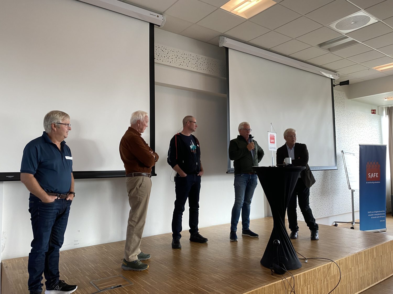 Rune Skår, Erik Arntzen, Idar Martin Herland, Kjell Fiskå og Halvor Erikstein