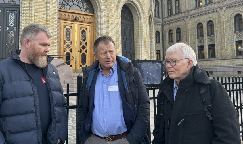 Oljepionerene på Stortinget Foto: Idar Martin Herland