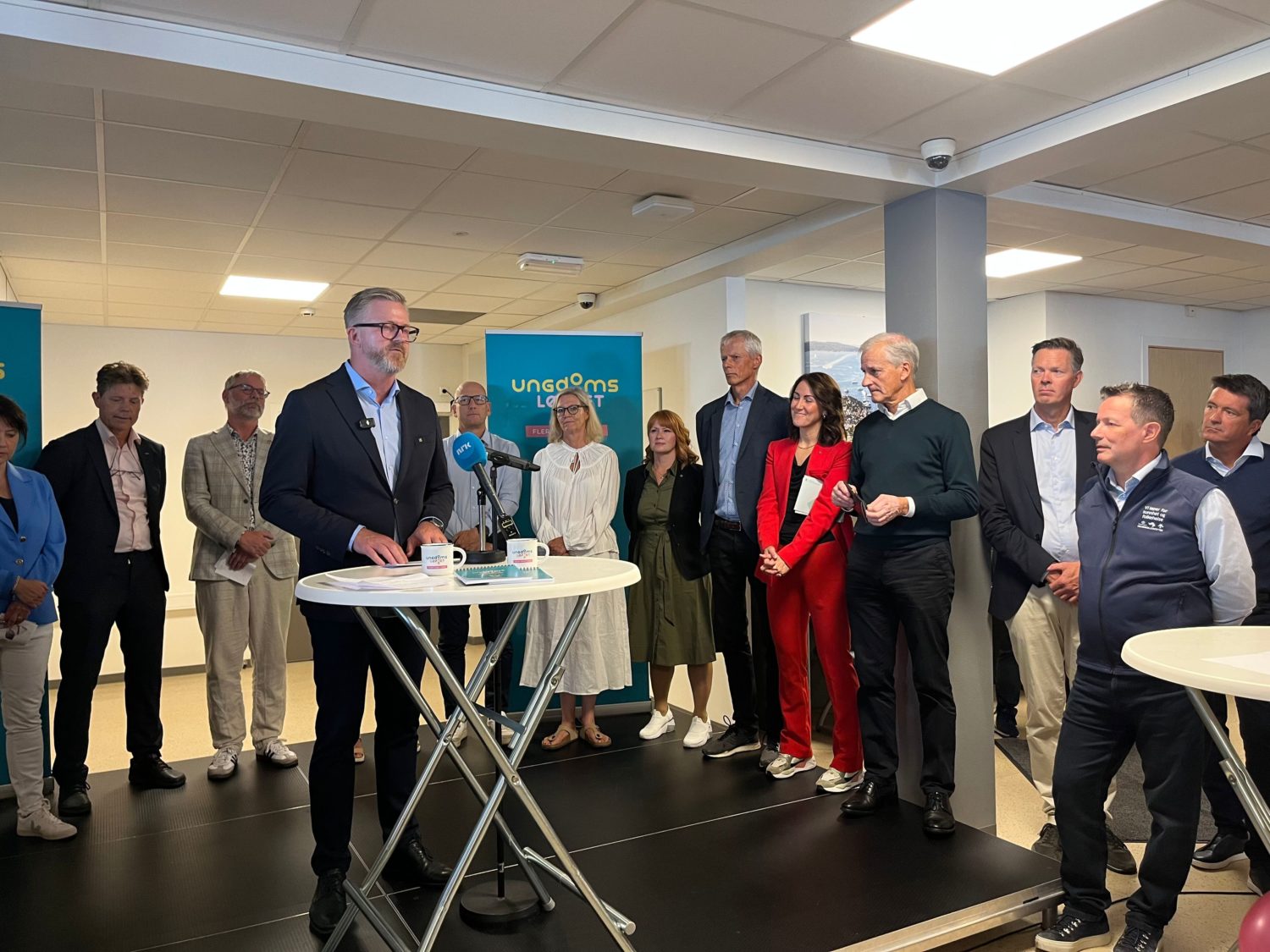 Her signeres "Ungdomsløftet" Foto: Karen Østli