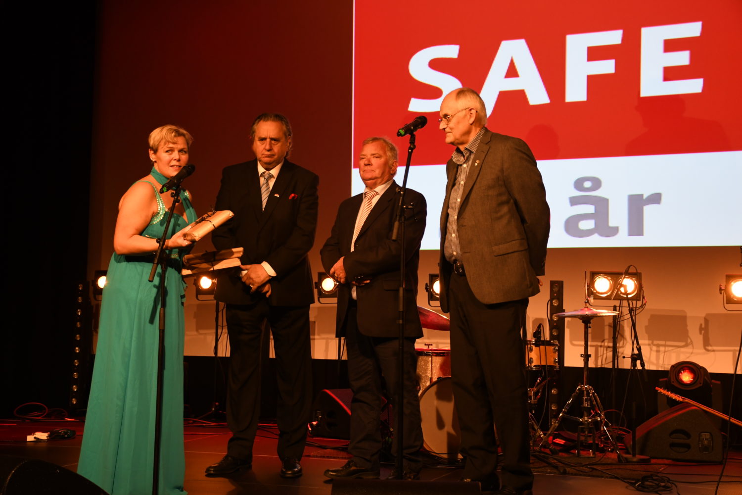 Tre veteraner fikk takk på SAFE-kongress i 2017 Foto: Halvor Erikstein