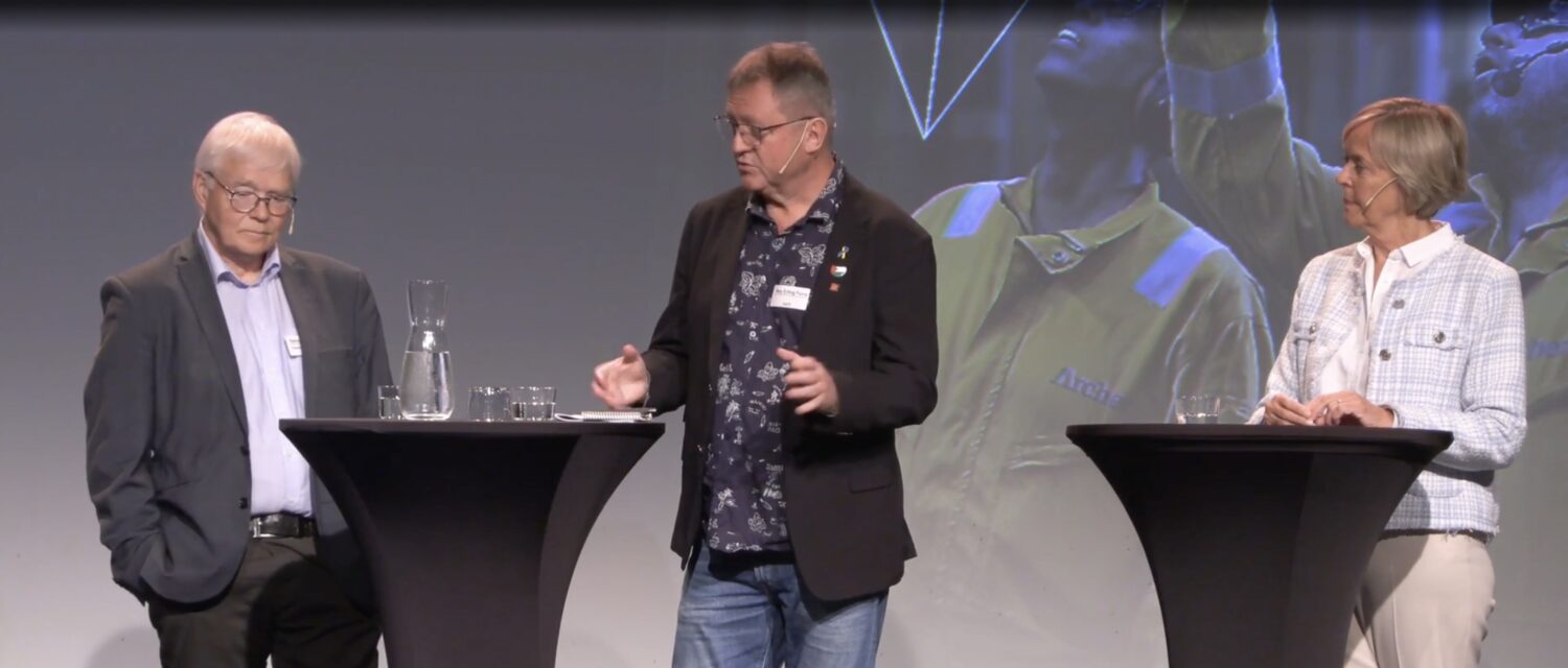 Halvor Erikstein, Roy Erling Furre og Janike A. Myre Foto: skjermbilde fra videopptak